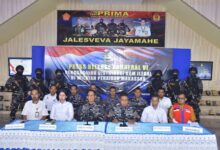 Kodaeral VI Gelar Konferensi Pers Penggagalan Distribusi Solar Ilegal Jaringan Sindikat BBM di Makassar