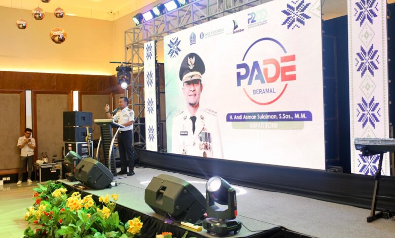 Launching Aplikasi PADE Beramal e-BMD dan e-Perjadin, Bupati Bone Ajak ASN Manfaatkan Layanan Perbankan Digital