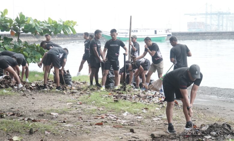Prajurit Kodaeral VI Bersih-Bersih Pantai Jalaria, Wujud Tindak Lanjut Instruksi Presiden