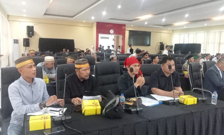 RDP Komite Adat Sulsel dan GMTD di DPRD Sulsel Buntu, Subhan Patonro Desak Hak Angket