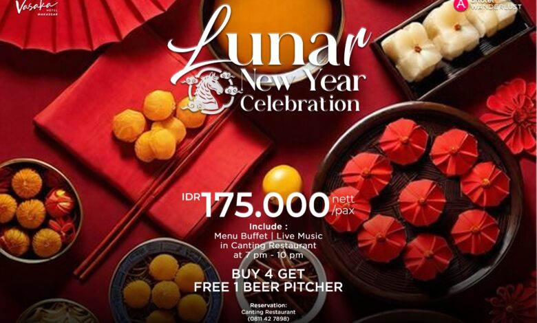 Vasaka Hotel Makassar Hadirkan Buffet Dinner Imlek 2026