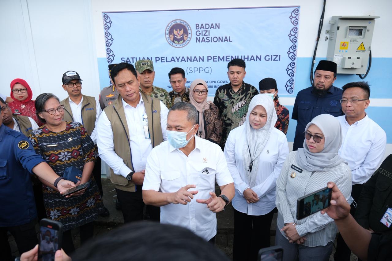 Menko Pangan bersama Pemkab Gowa Perketat Kontrol Mutu MBG Jelang Ramadan