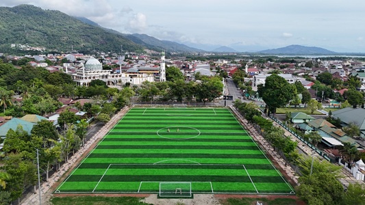 Lapangan Gaspa Palopo Rampung, Gubernur Sulsel: Semoga Jadi Sarana Pola Hidup Sehat Warga