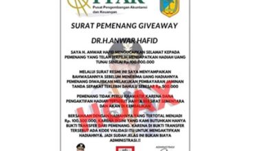 Penipu Mencatut Nama Gubernur Sulteng, Ucapkan Selamat kepada Pemenang Giveaway Hadiah Rp100 Juta: Waspasda!