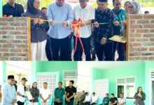 Wakili Wali Kota, Kadis Kesehatan Palu Hadiri Peresmian Posyandu Mawar 1 dan Poskesdes Mangu RT012