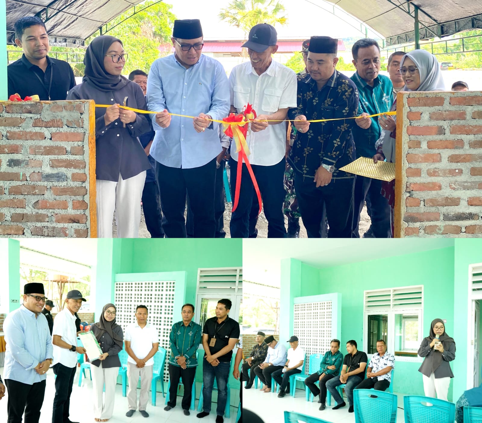 Wakili Wali Kota, Kadis Kesehatan Palu Hadiri Peresmian Posyandu Mawar 1 dan Poskesdes Mangu RT012