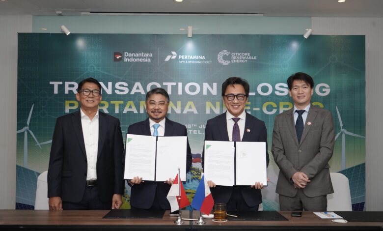 Pertamina NRE Resmi Catat Kepemilikan 20% Saham CREC di Bursa Efek Filipina