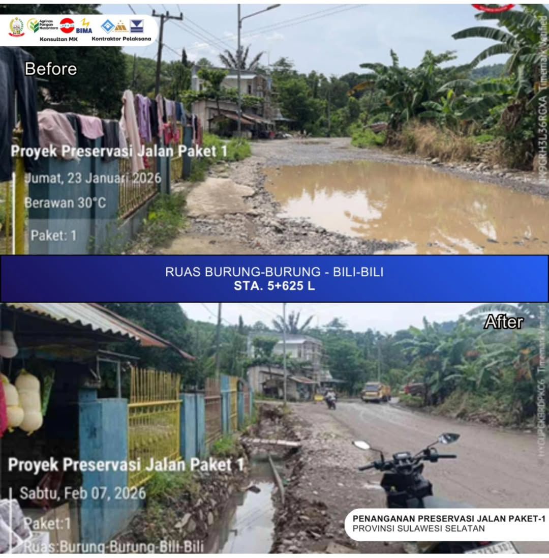 Hasil Preservasi Jalan Hertasning dan Burung-burung Siginifkan, Gubernur Sulsel Minta Dukungan dan Permohonan Maaf atas Hambatan Lalu Lintas