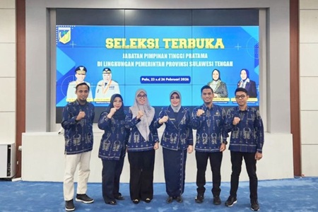 “Berani Berintegritas” 85 Peserta Berebut 12 Jabatan Strategis, BKD Provinsi Sulteng Tegaskan Seleksi JPT Transparan