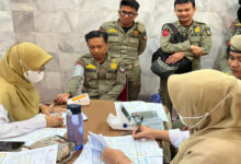 Dinkes Sulsel dan Satpol PP Gelar Skrining Kesehatan bagi 612 Personel