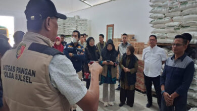 Tim Satgas Saber Pangan Sulsel Bersama Bapanas Sidak Distributor dan Ritel