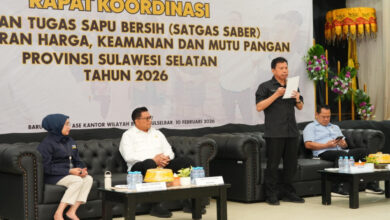 Pemprov Sulsel Pastikan Harga Pangan Terkendali Lewat Satgas Sapu Bersih