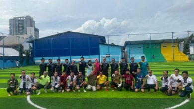 Laga Persahabatan Pemprov Sulsel versus BKN Berakhir Imbang 3–3