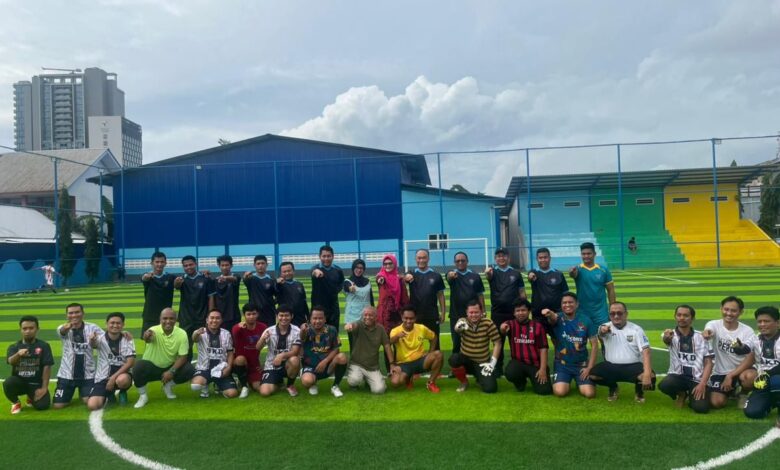 Laga Persahabatan Pemprov Sulsel versus BKN Berakhir Imbang 3–3