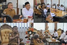 Terima Kepala BPKP Sulteng, Hadianto Rasyid Bahas SPIP Lingkup Pemkot Palu