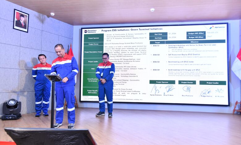 Pertamina Hadirkan Green Terminal, Perkuat Ketahanan Energi Rendah Karbon