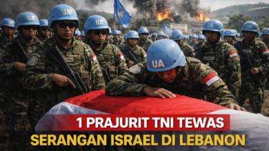1 Prajurit TNI Tewas akibat Serangan Israel ke Pos UNIFIL di Lebanon