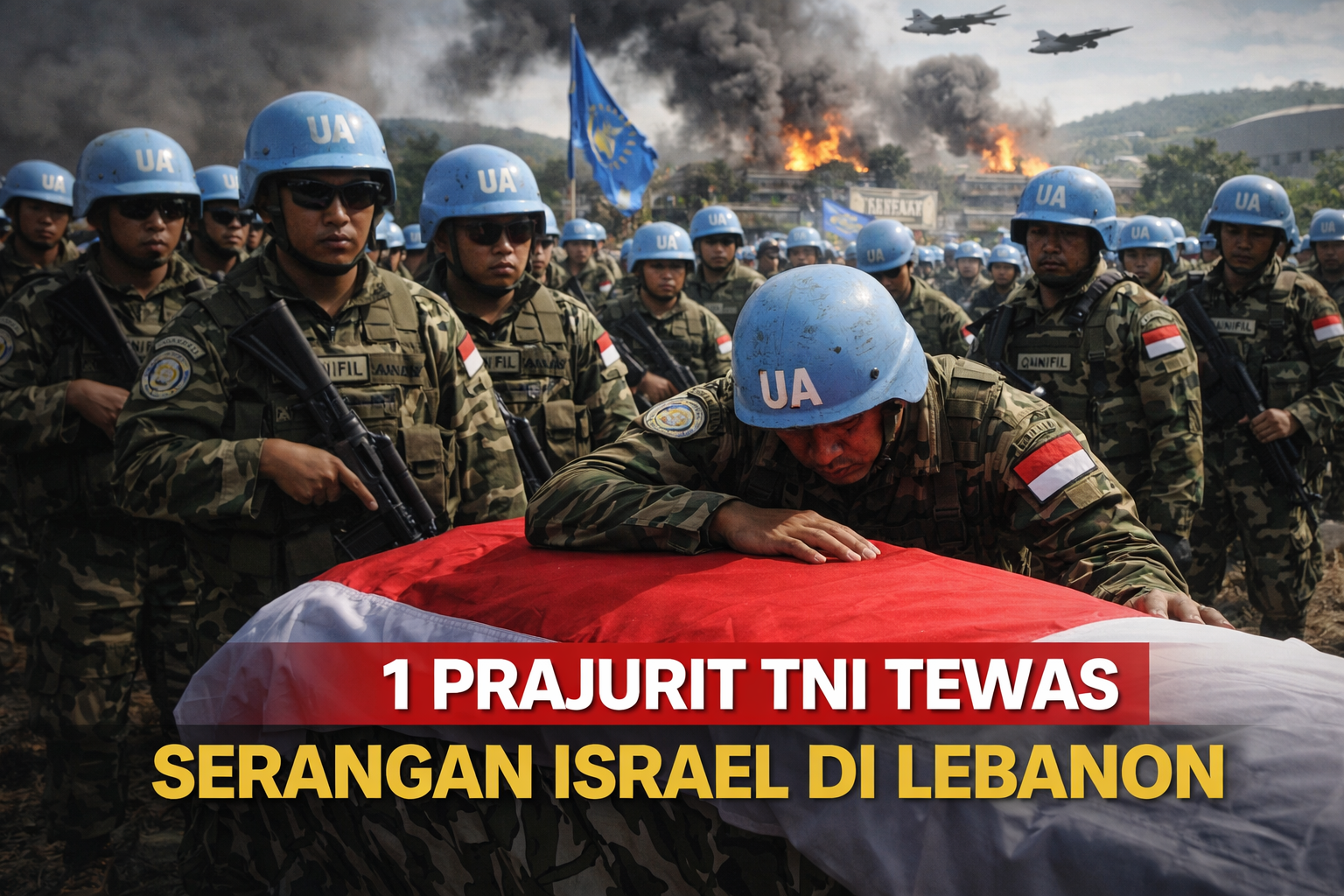 1 Prajurit TNI Tewas akibat Serangan Israel ke Pos UNIFIL di Lebanon