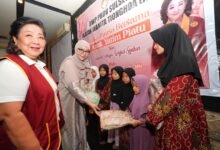 DWP Sulsel dan IWATI Berbagi Kebahagiaan Ramadan, Santuni Lebih dari 100 Anak Yatim Piatu di Makassar