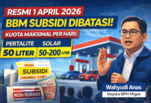 BBM Subsidi 2026 Tak Naik, Tapi Dibatasi! Ini Aturan Baru Kuota Harian Pertalite & Solar