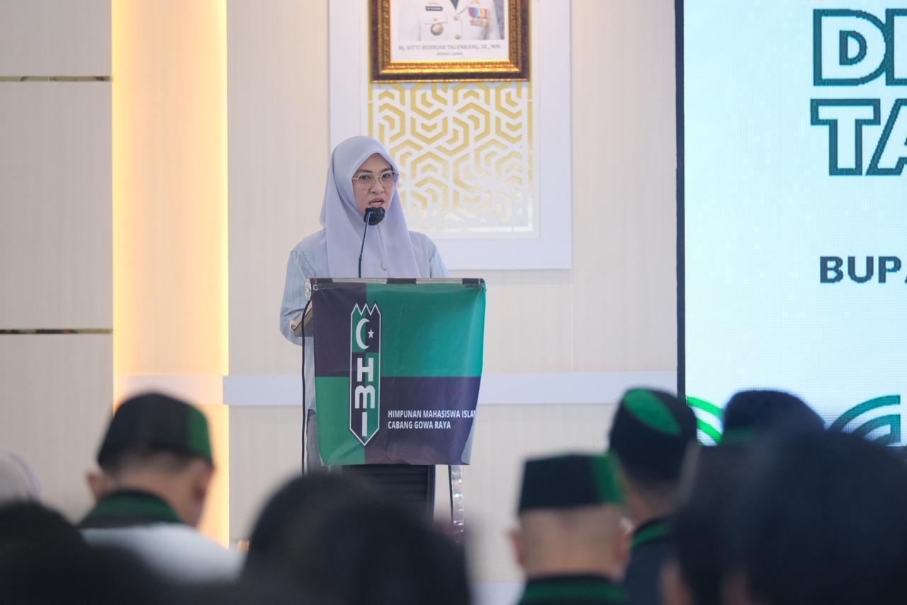 Bupati Gowa Kepemimpinan HMI–KOHATI Cabang Gowa Raya Harus Progresif dan Berintegritas