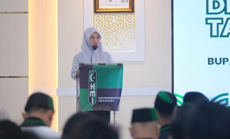 Bupati Gowa Kepemimpinan HMI–KOHATI Cabang Gowa Raya Harus Progresif dan Berintegritas