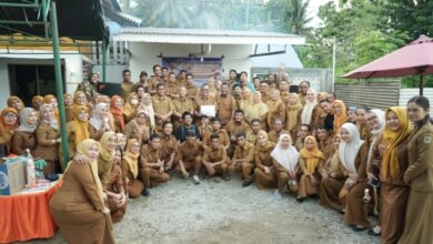 Halalbihalal Dinas Koperasi dan UKM Sulteng Dirangkaikan Pelepasan Purna Bakti ASN