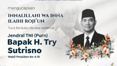 Gubernur Sulsel Sampaikan Duka Cita atas Wafanya Wapres ke-6 RI Try Surtrisno