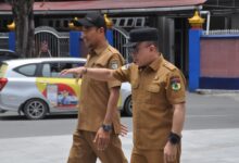 Pastikan On Track, Wali Kota Palu Tinjau Sejumlah Pekerjaan Yang Didanai APBD