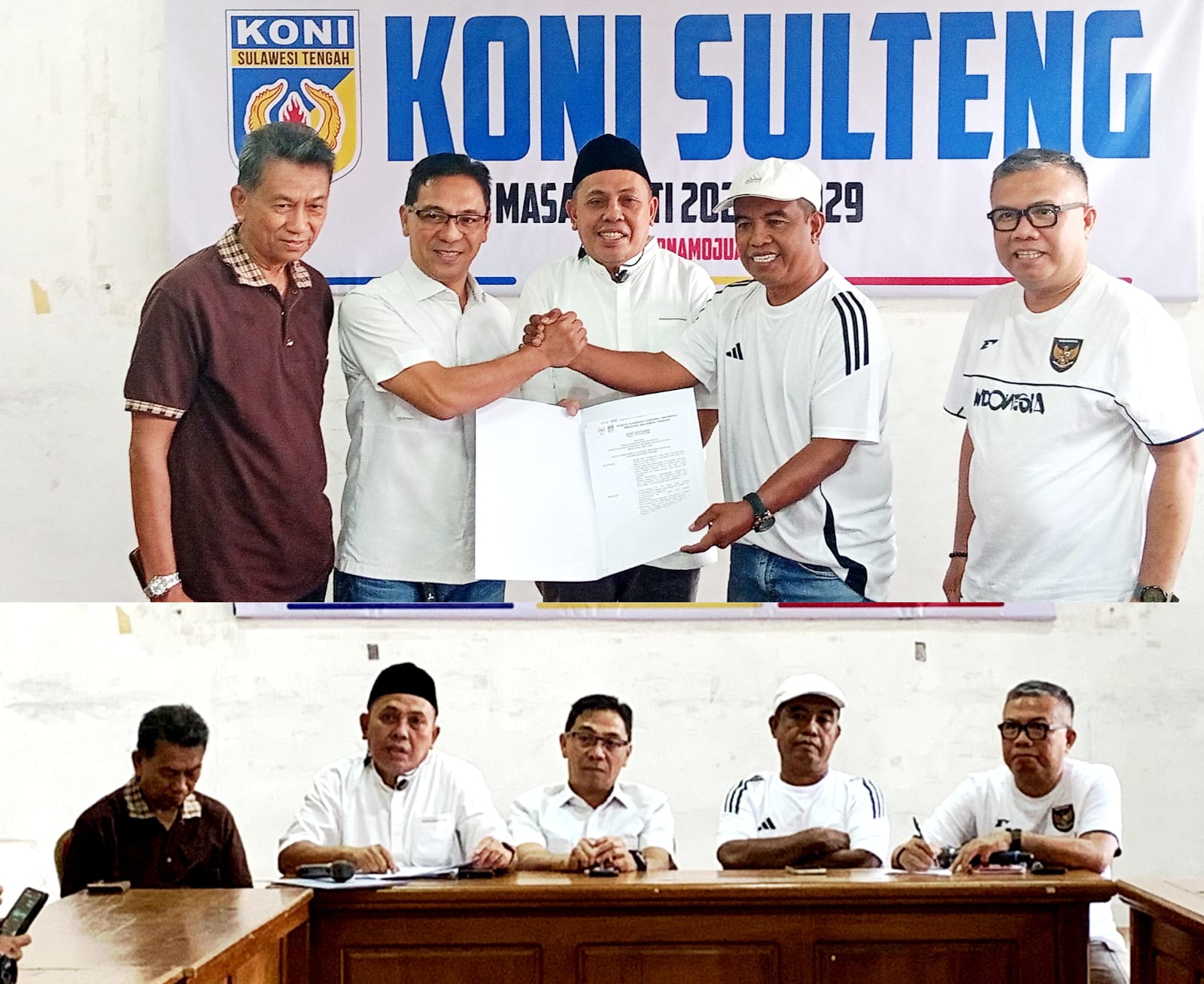 KONI Sulteng Resmi Serahkan SK Kepengurusan KONI Kota Palu