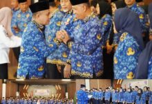 Wali Kota Hadianto Rasyid Kukuhkan Dewan Pengurus KORPRI Palu Periode 2025-2030