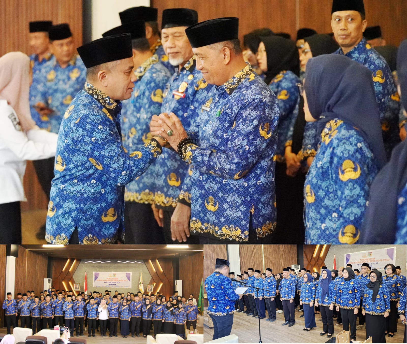 Wali Kota Hadianto Rasyid Kukuhkan Dewan Pengurus KORPRI Palu Periode 2025-2030