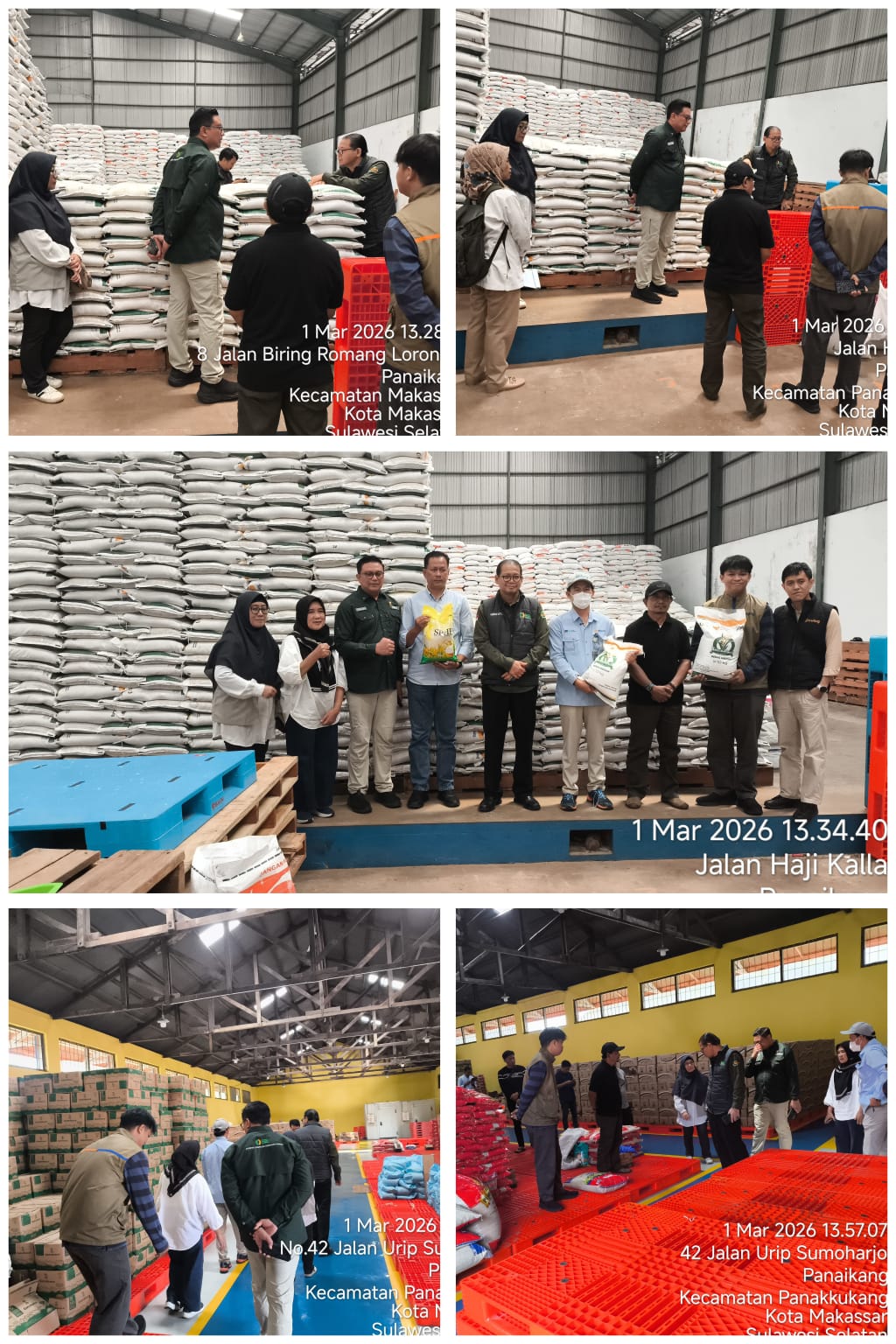 Satgas Saber Pangan Sulsel Awasi Gudang Distributor di Makassar, Maros dan Pasar di Gowa