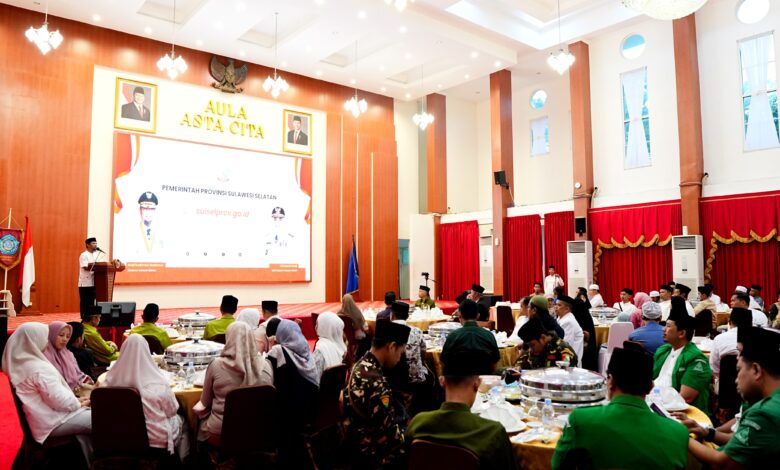 Gubernur Sulsel Buka Puasa Bersama Anak Yatim dan Lintas Organisasi Keagamaan