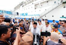 Gubernur Sulsel Lepas Pemudik Program PLN Jalur Laut Rute Makassar-Surabaya dan Bau-Bau