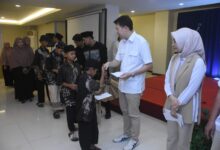 Buka Puasa Bersama Kader, Gerindra Makassar Berikan Santunan kepada Anak Panti Asuhan