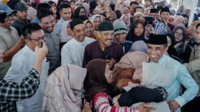 Warga Bahagia Hadiri Halalbihalal Gubernur Anwar Hafid di Wosu