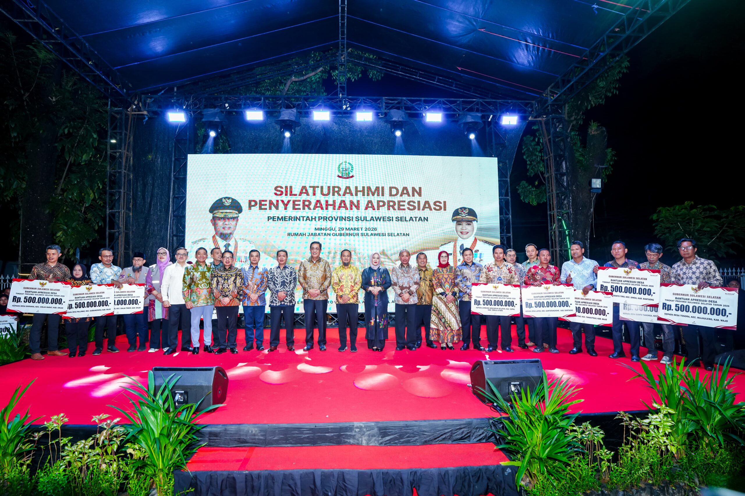 Gubernur Sulsel Perkuat Sinergi Pembangunan Lewat Silaturahmi Akbar bersama Forkopimda hingga Ribuan Kades