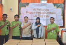 LAZ Hadji Kalla Salurkan Ribuan Paket Sembako Ramadan di 23 Kabupaten