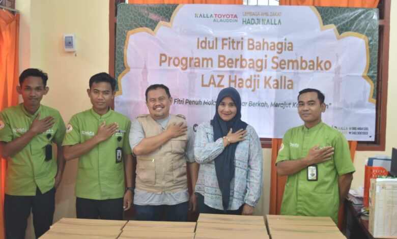 LAZ Hadji Kalla Salurkan Ribuan Paket Sembako Ramadan di 23 Kabupaten