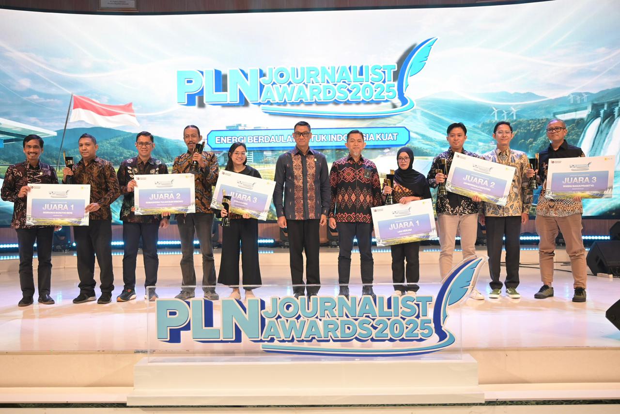 Angkat Tema “Energi Berdaulat untuk Indonesia Kuat”, PLN Journalist Awards 2025 Apresiasi 18 Karya Terbaik