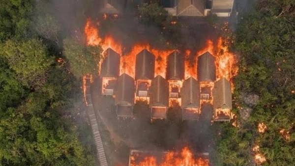 Paduppa Resort Bira Terbakar Satu Korban Tewas Dalam Toilet