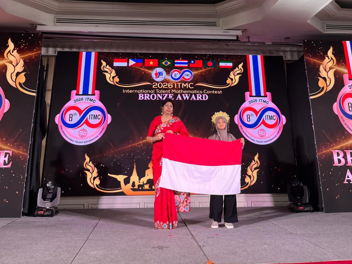 Siswi SD Islam Athirah 2 Bukit Baruga Raih Bronze Award di Kompetisi Matematika Internasional ITMC 2026