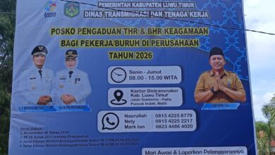 Lindungi Hak Pekerja, Pemkab Lutim Buka Posko Pengaduan THR dan BHR Keagamaan