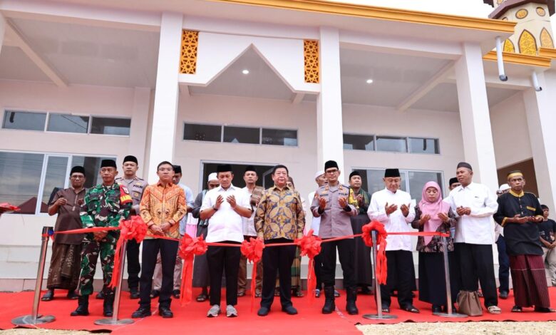 Huabao Bangun 3 Masjid di Morowali, Diresmikan Bupati untuk Masyarakat Lingkar Industri