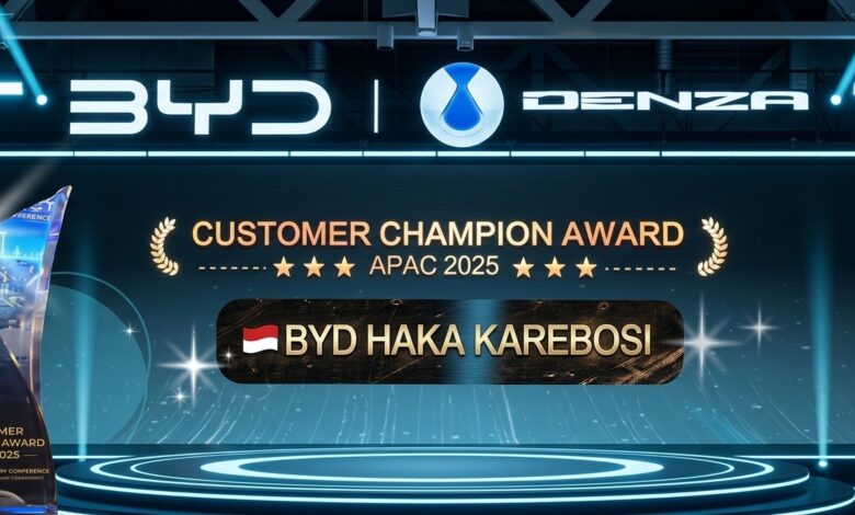 BYD Haka Karebosi Makassar Raih Customer Champion Award APAC 2025 di Shenzhen