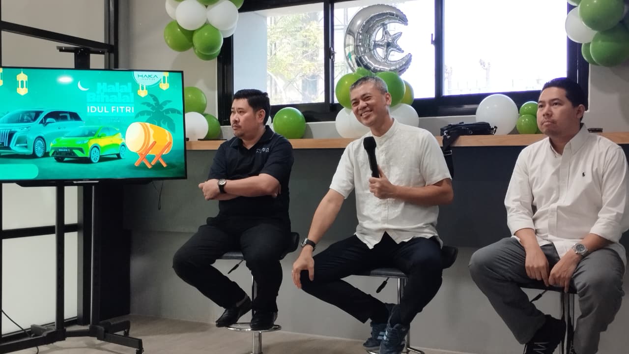 Halal Bihalal Haka Auto Jadi Momentum Ekspansi Mobil Listrik