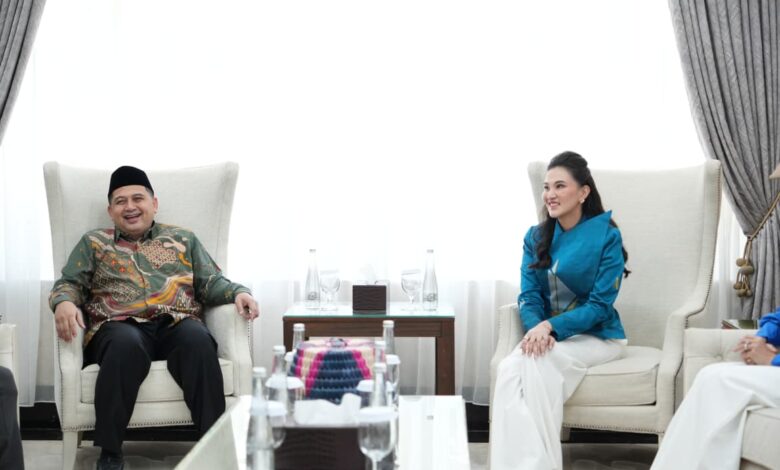 Gubernur Sherly Tjoanda Belajar Strategi PAD dan Inflasi ke Munafri saat Silaturahmi di Rujab