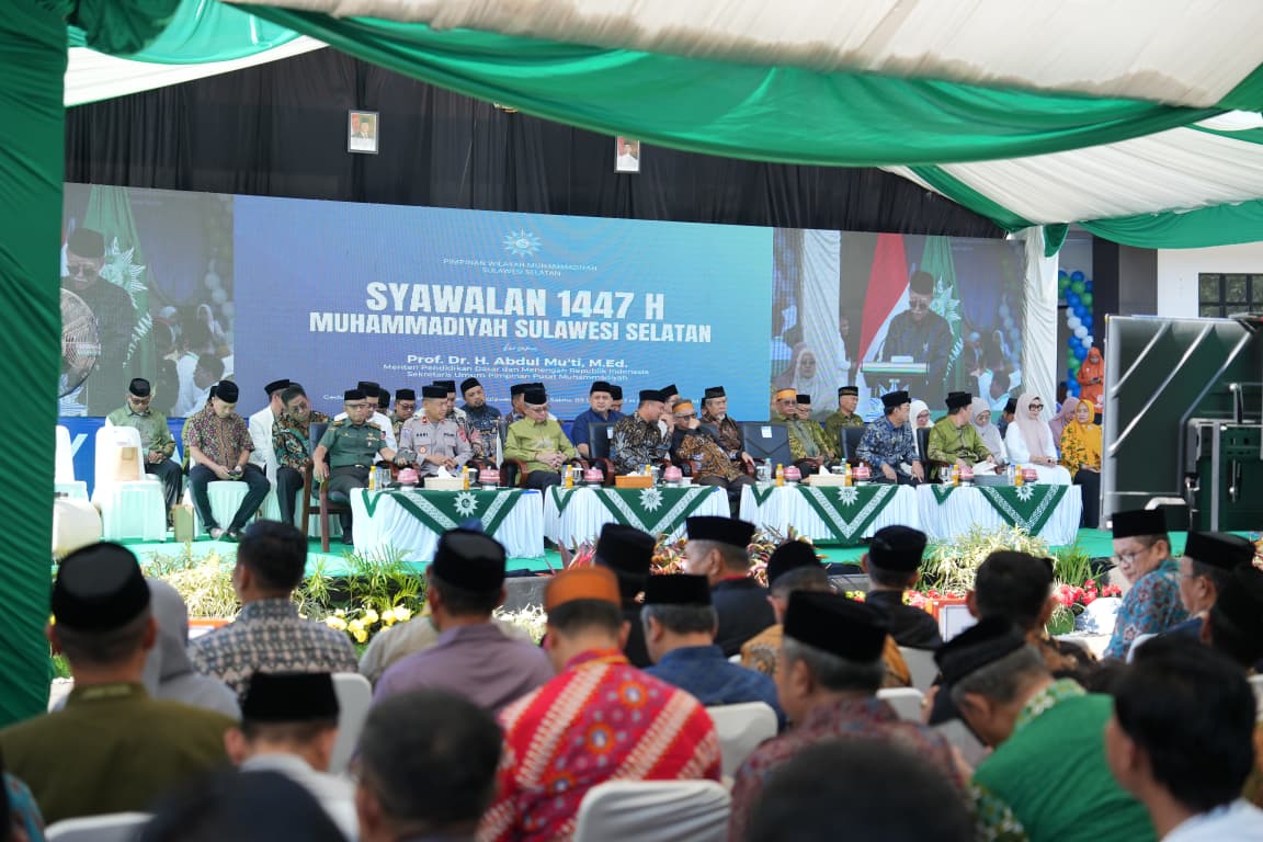 Wali Kota Makassar dan Mendikdasmen RI Hadiri Syawalan Muhammadiyah Sulsel, Perkuat Kolaborasi Pembangunan