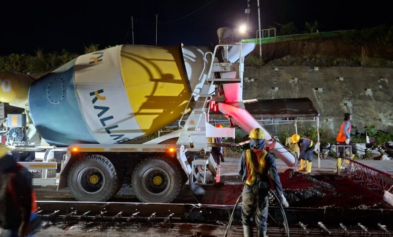 Kalla Beton Suplai 78 Ribu m³ Beton untuk Proyek Jalan dan Embung KIPP IKN